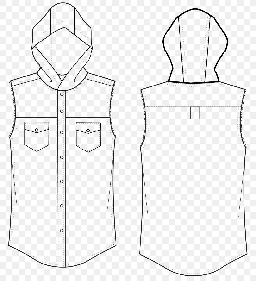 Shirt Line Art Drawing Clip Art, PNG, 795x900px, Shirt, Area, Artwork, Black And White, Clothing Download Free