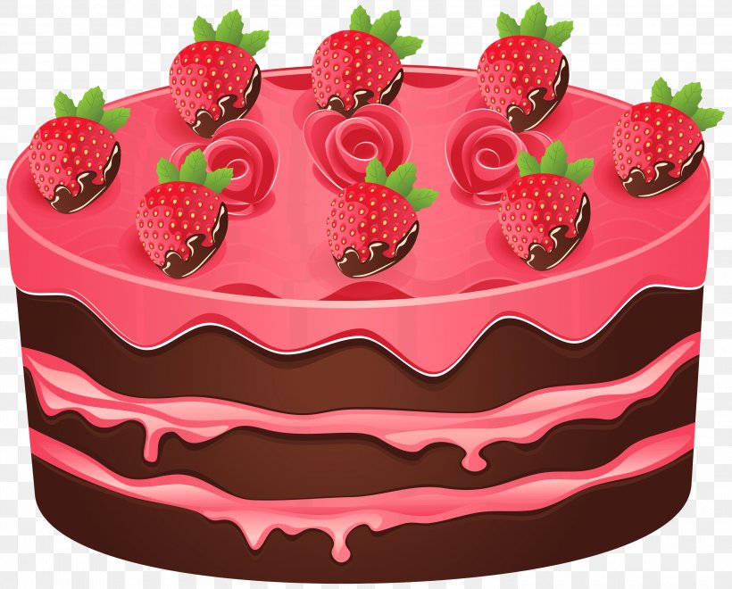 Strawberry, PNG, 3000x2417px, Food, Baked Goods, Cake, Cuisine, Dessert Download Free
