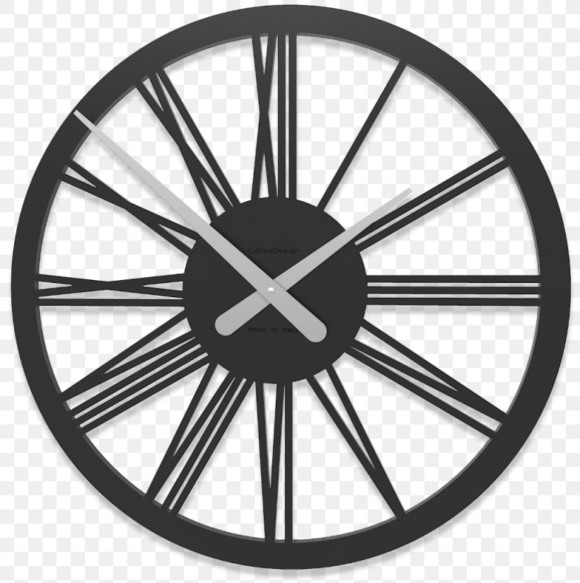 Wall Clocks Creative Co-Op Round Metal Wall Clock Table Furniture, PNG, 1024x1030px, Wall Clocks, Alloy Wheel, Auto Part, Automotive Wheel System, Bicycle Download Free