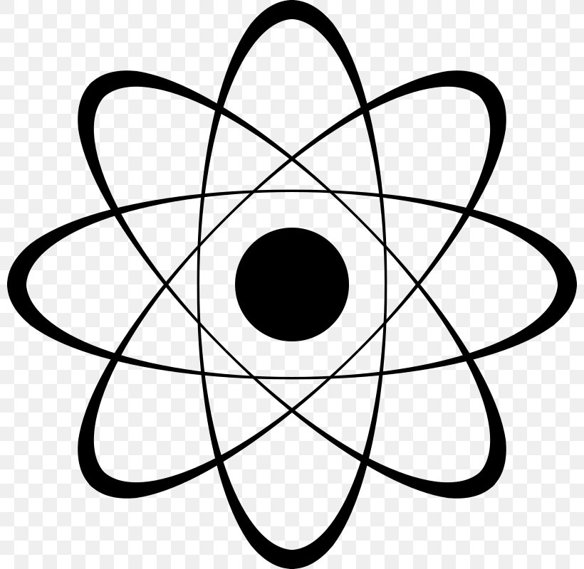 Atomic Nucleus Bohr Model Clip Art, PNG, 800x800px, Atom, Area, Artwork, Atomic Nucleus, Atomic Orbital Download Free