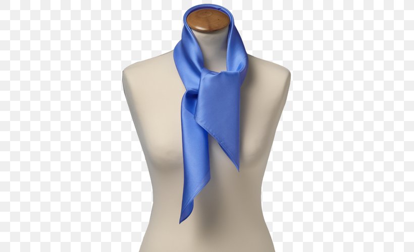 Scarf Silk Necktie Handkerchief Einstecktuch, PNG, 500x500px, Scarf, Blue, Cobalt Blue, Einstecktuch, Electric Blue Download Free