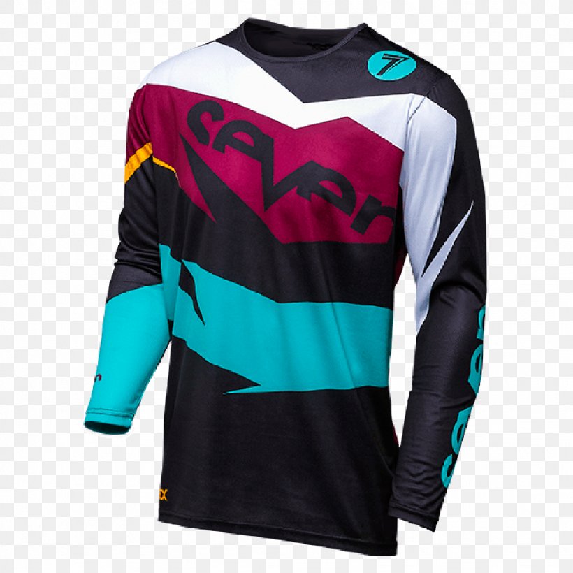 Seven MX Annex Ignite Jersey Seven 2018 Annex Jersey Ignite Seven MX Annex Checkmate MX Gloves Motocross, PNG, 1024x1024px, Jersey, Active Shirt, Brand, Kit, Long Sleeved T Shirt Download Free