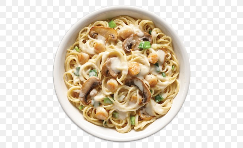 Spaghetti Alle Vongole Carbonara Chinese Noodles Fettuccine Alfredo Clam Sauce, PNG, 500x500px, Spaghetti Alle Vongole, Asian Food, Capellini, Carbonara, Chicken As Food Download Free