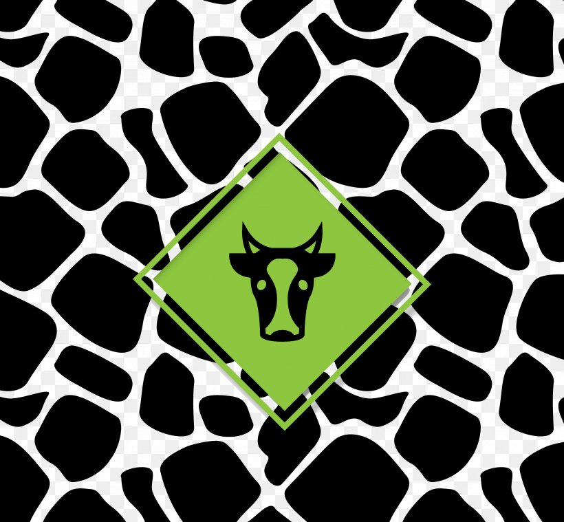 Cute Cow Spots Background - Leopard Giraffe Animal Print Paper Cattle PNG