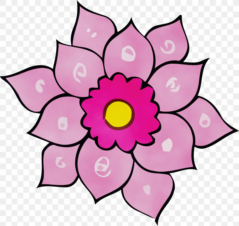 Pink Petal Flower Plant Magenta, PNG, 3000x2833px, Happy Holi, Flower, Lotus Family, Magenta, Paint Download Free