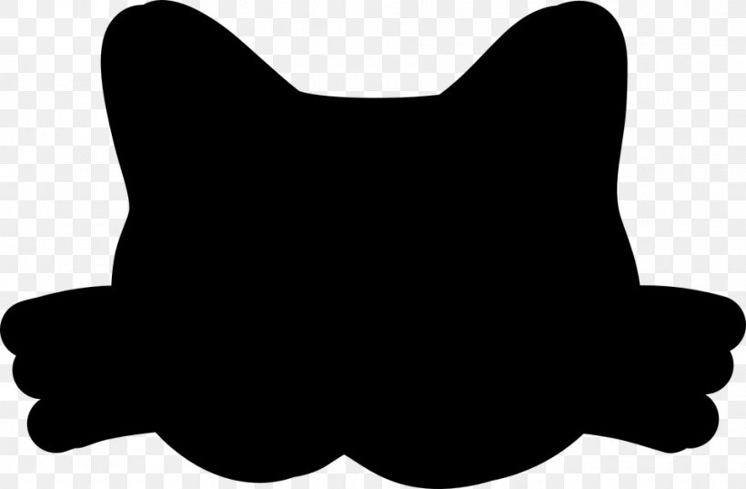 Whiskers Cat Clip Art Silhouette Snout, PNG, 960x629px, Whiskers, Black, Black M, Blackandwhite, Cat Download Free