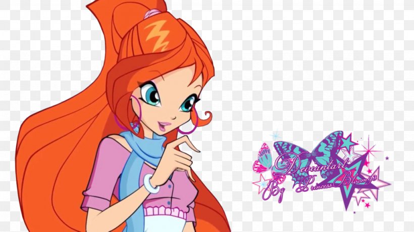 Bloom Tecna Winx Club, PNG, 1024x576px, Watercolor, Cartoon, Flower, Frame, Heart Download Free