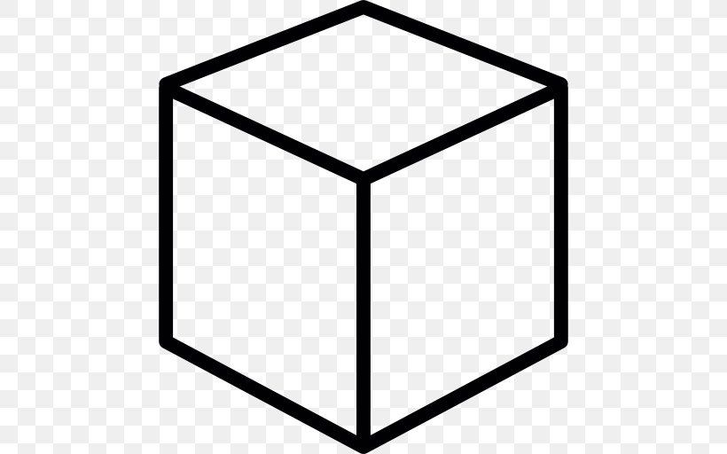 Cube Clip Art, PNG, 512x512px, Cube, Area, Black, Black And White, Drawing Download Free