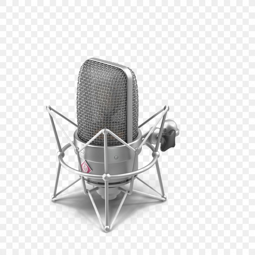Microphone Recording Studio Condensatormicrofoon, PNG, 1000x1000px, Microphone, Audio, Audio Equipment, Broadcasting, Chair Download Free
