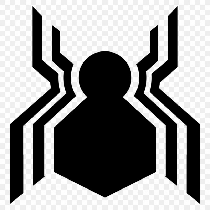 Spider-Man Marvel Cinematic Universe Decal Marvel Comics, PNG, 894x894px, Spiderman, Amazing Spiderman, Artwork, Black, Black And White Download Free