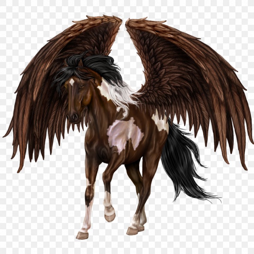 Mustang Howrse Mane Legendary Creature Pegasus, PNG, 900x900px, Mustang, Beak, Claw, Demon, Equestrian Download Free