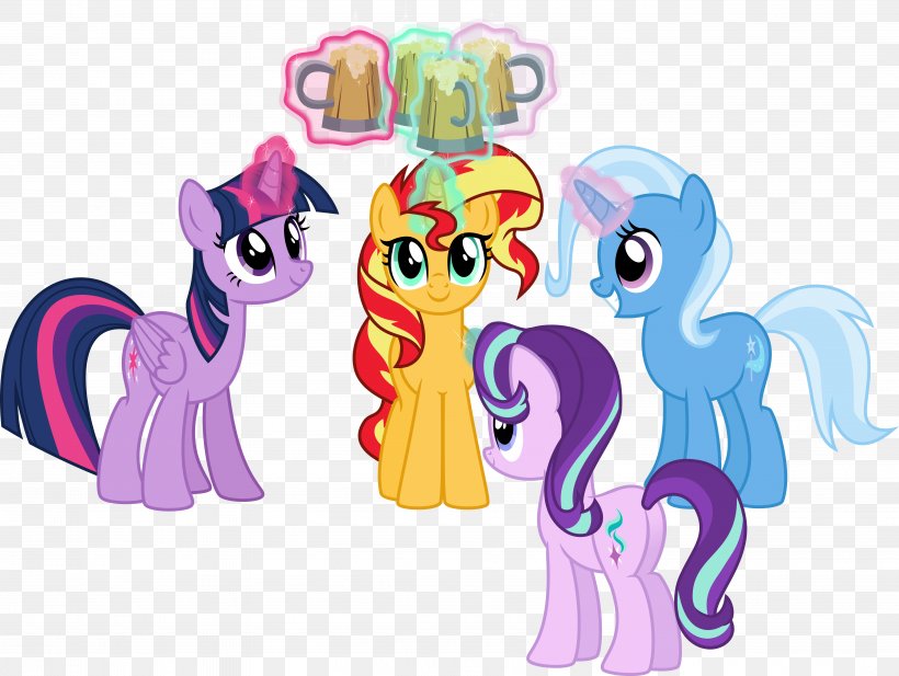 Pony Twilight Sparkle Rarity Pinkie Pie Rainbow Dash, PNG, 5604x4223px, Watercolor, Cartoon, Flower, Frame, Heart Download Free