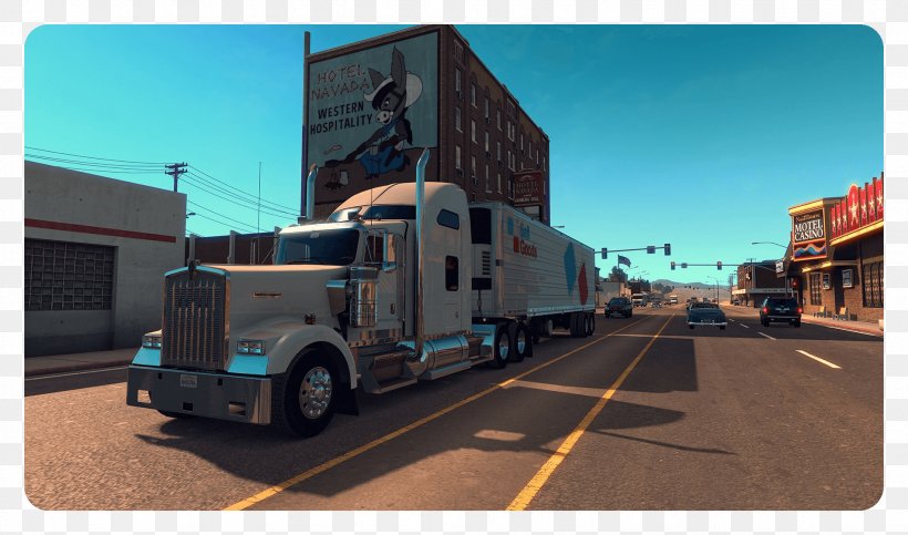 American Truck Simulator Euro Truck Simulator 2 2015 Gamescom Video Game, PNG, 1902x1122px, American Truck Simulator, Automotive Exterior, Cargo, Commercial Vehicle, Computer Software Download Free