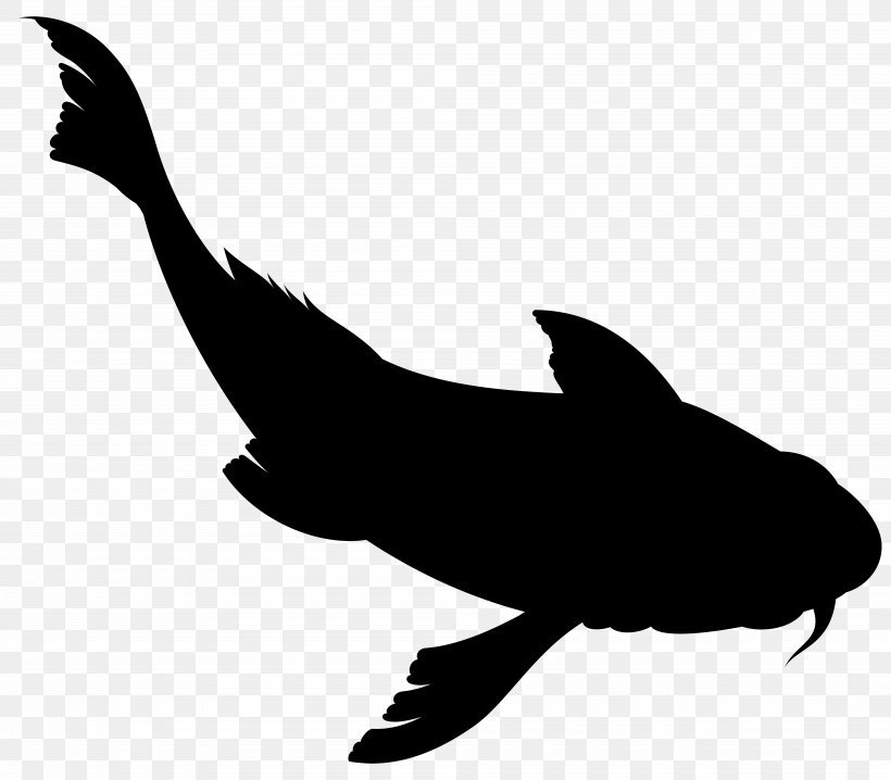 Dolphin Clip Art Fauna Silhouette Beak, PNG, 8000x7007px, Dolphin, Beak, Blackandwhite, California Sea Lion, Cetacea Download Free