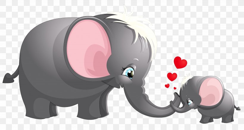 Elephant Cartoon Cuteness Clip Art, PNG, 5088x2736px, Watercolor, Cartoon, Flower, Frame, Heart Download Free