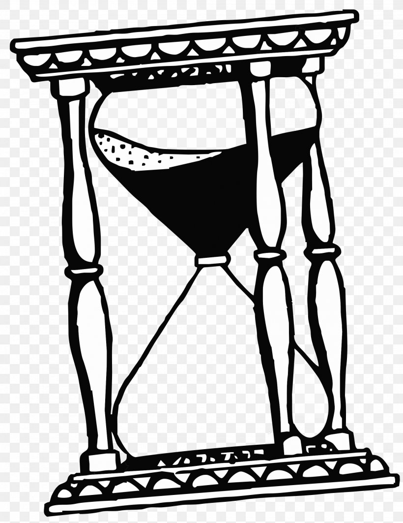 Hourglass Drawing Clip Art, PNG, 2000x2593px, Hourglass, Arabic Wikipedia, Art, Black And White, Drawing Download Free
