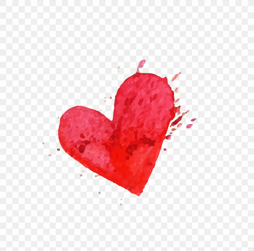 Red Watercolor Painting Drawing, PNG, 1279x1267px, Red, Drawing, Heart, Ink, Inkjet Printing Download Free