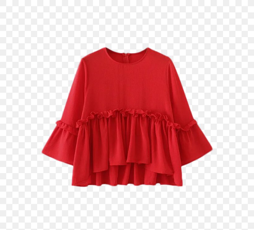 Blouse Sleeve Ruffle Smock-frock Top, PNG, 558x744px, Blouse, Beehive, Color, Com, Day Dress Download Free