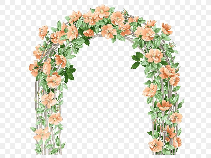 Flower Arch Floral Design Clip Art, PNG, 616x617px, Flower, Arch, Cut Flowers, Decor, Floral Design Download Free