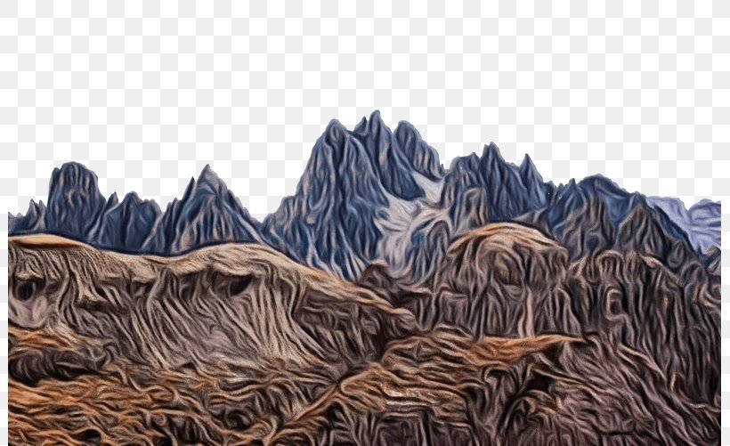 Mountainous Landforms Mountain Natural Landscape Mountain Range Tree, PNG, 801x501px, Watercolor, Badlands, Grass, Landscape, Mountain Download Free
