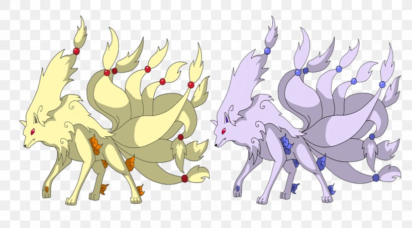 Pony Ninetales Pokémon Black 2 And White 2 Arceus, PNG, 900x500px, Watercolor, Cartoon, Flower, Frame, Heart Download Free