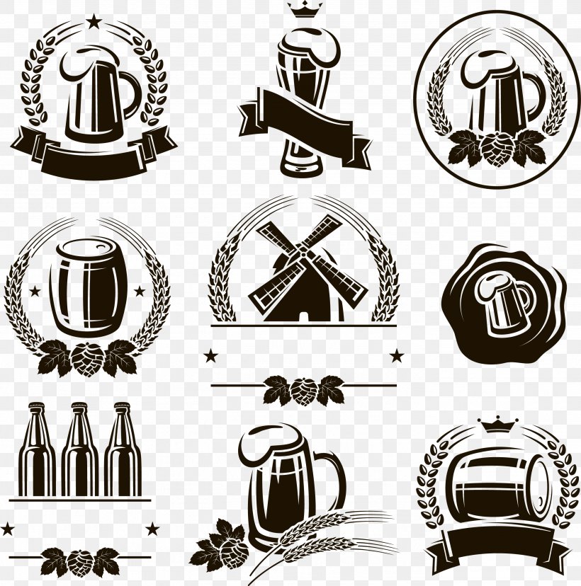 Beer Euclidean Vector Photography Illustration, PNG, 2779x2807px, Beer, Barrel, Beer Festival, Black And White, Brand Download Free