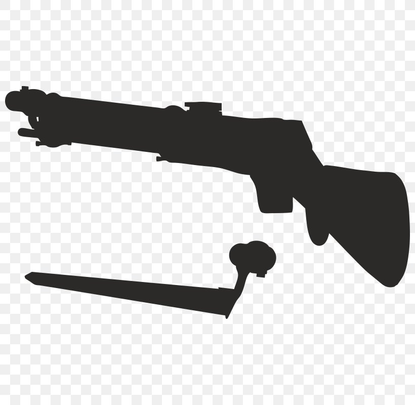 Firearm Product Design Gun Ranged Weapon Line, PNG, 800x800px, Firearm, Black And White, Gun, Ranged Weapon, Silhouette Download Free