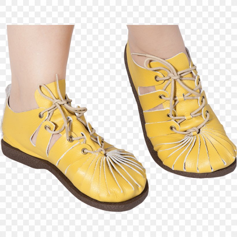 Sandal Yellow Ballet Shoe Booting, PNG, 1000x1000px, Sandal, Ballet Shoe, Boot, Booting, Brand Download Free