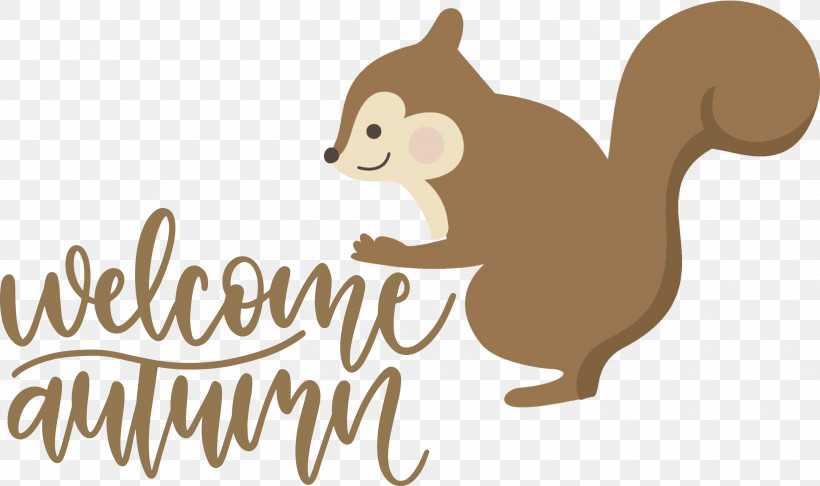 Welcome Autumn Autumn, PNG, 3000x1781px, Welcome Autumn, Autumn, Cartoon, Dog, Logo Download Free