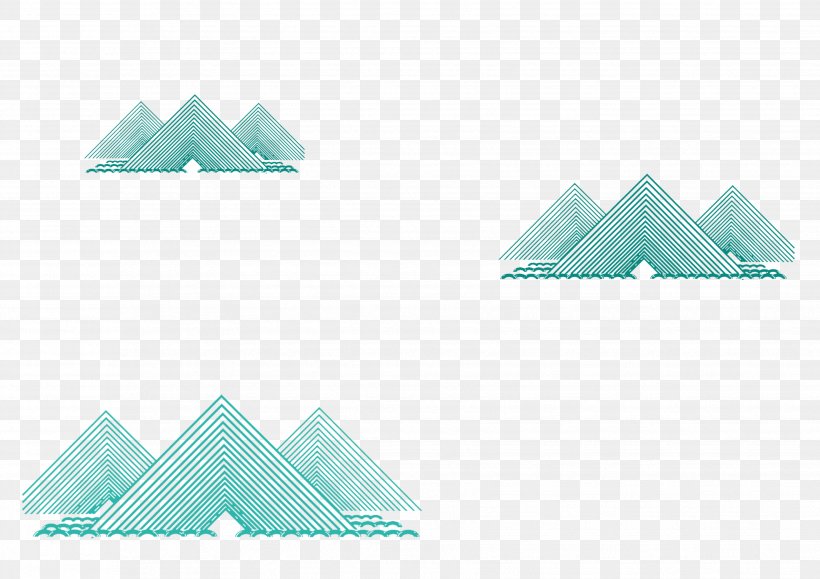 Blue Mountain Peak Triangle, PNG, 3508x2480px, Mountain, Aqua, Art Paper, Azure, Blue Download Free