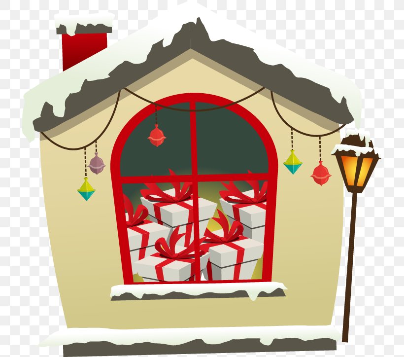 Christmas House Gift, PNG, 729x724px, Christmas, Art, Cartoon, Christmas Decoration, Christmas Gift Download Free