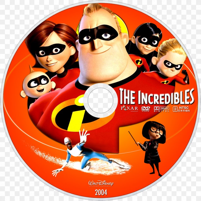 Mr. Incredible DVD-Video The Incredibles Pixar, PNG, 1000x1000px, Mr Incredible, Brad Bird, Craig T Nelson, Dvd, Dvdvideo Download Free