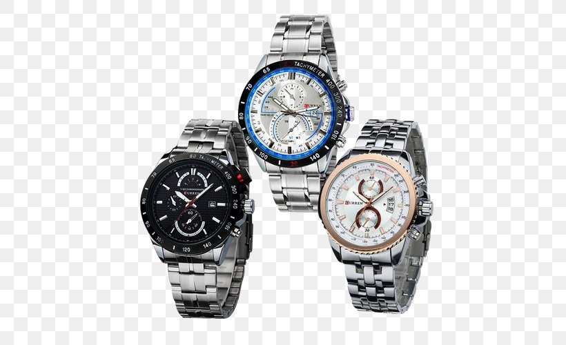 Analog Watch Quartz Clock Watch Strap, PNG, 500x500px, Watch, Analog Watch, Bracelet, Brand, Chronograph Download Free
