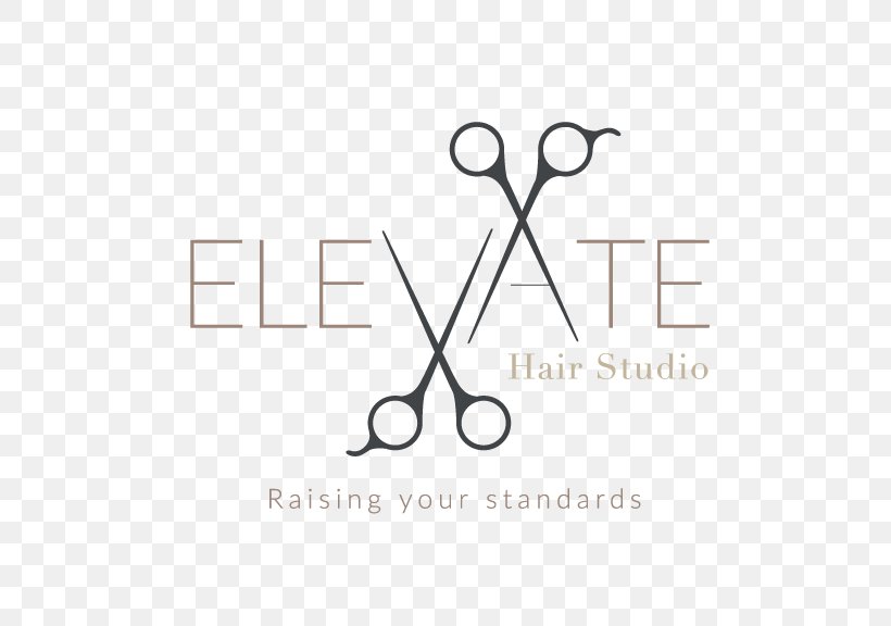 Elevate Hair Studio Beauty Parlour Scissors Logo Barber, PNG, 576x576px, Beauty Parlour, Barber, Brand, De Pere, Diagram Download Free