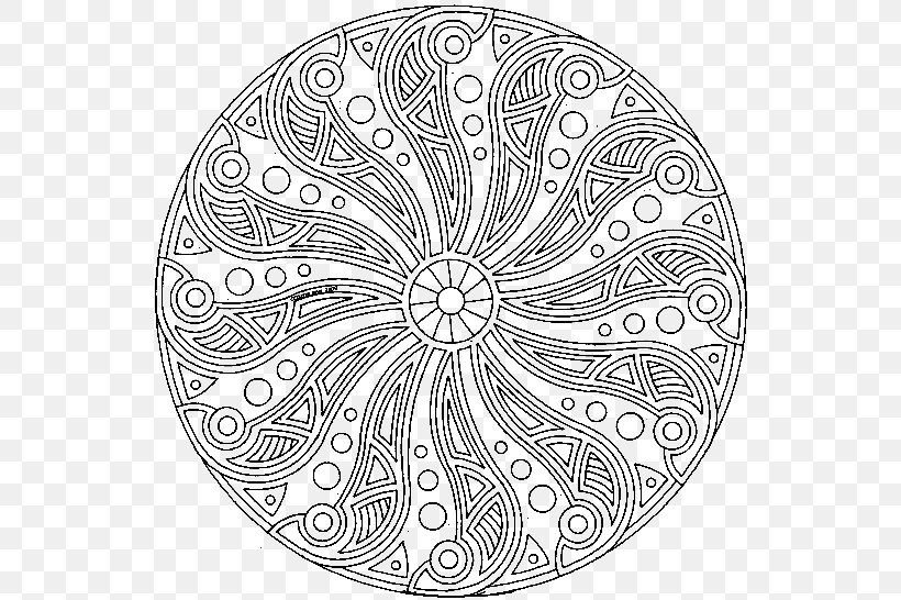 Mandala Coloring Book Child, PNG, 547x546px, Mandala, Adult, Area, Black And White, Book Download Free