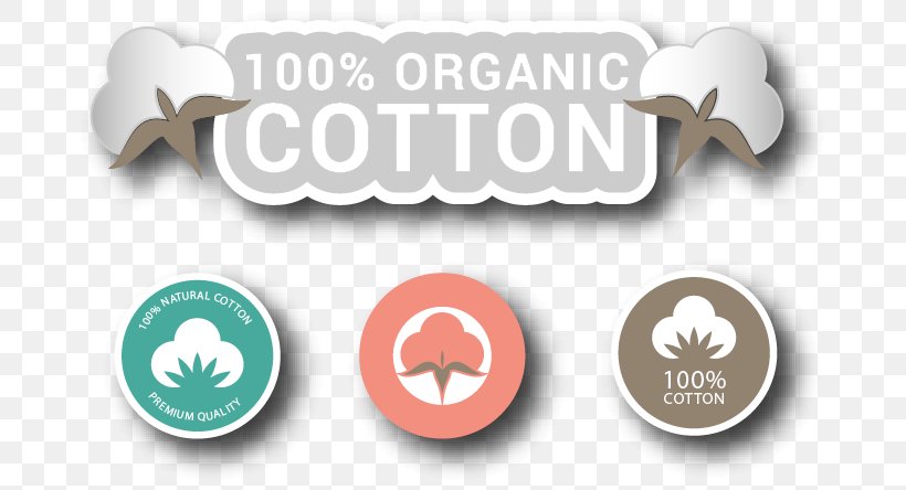 Organic Cotton Logo Textile, PNG, 694x444px, Organic Cotton, Brand, Clothing, Cotton, Decal Download Free