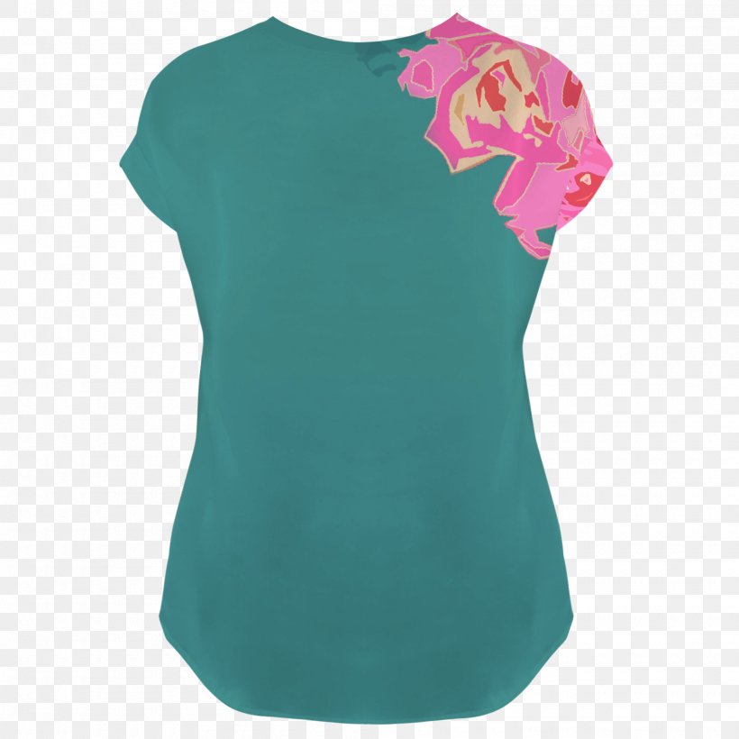 Sleeve T-shirt Shoulder Blouse Turquoise, PNG, 2000x2000px, Sleeve, Aqua, Blouse, Clothing, Green Download Free