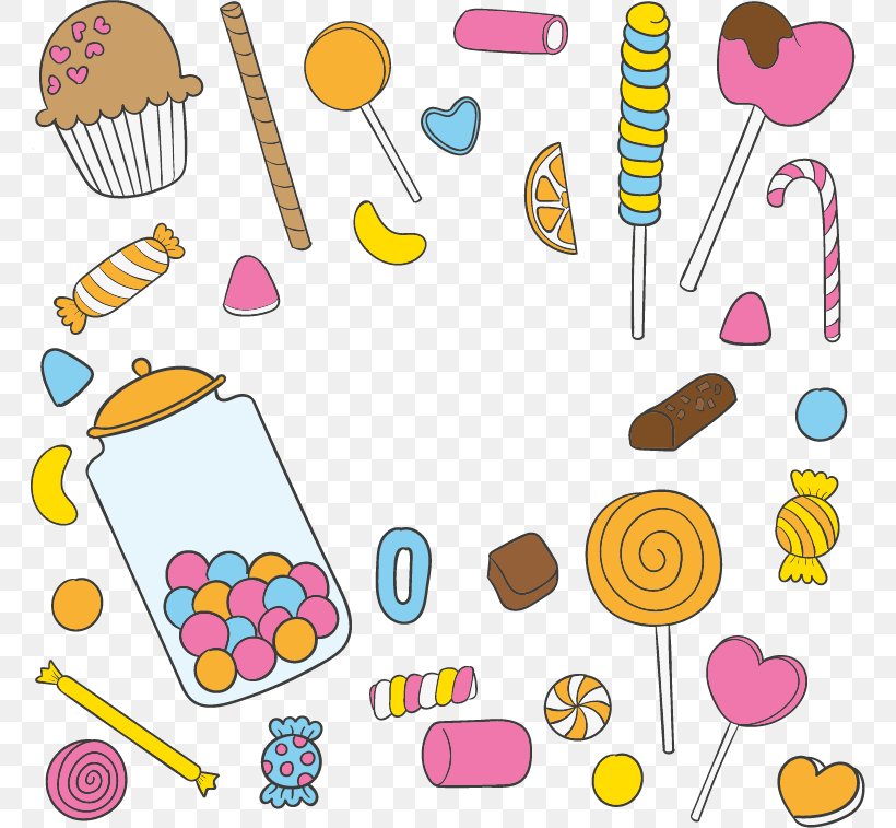 Sticker Candy Clip Art, PNG, 764x757px, Sticker, Area, Artwork, Candy, Food Download Free