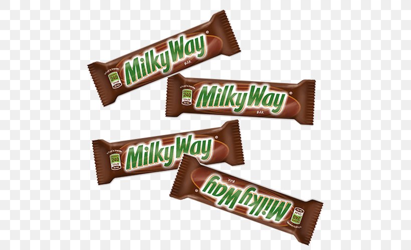 Chocolate Bar Milky Way Mars, PNG, 500x500px, Chocolate Bar, Candy, Candy Bar, Caramel, Chocolate Download Free