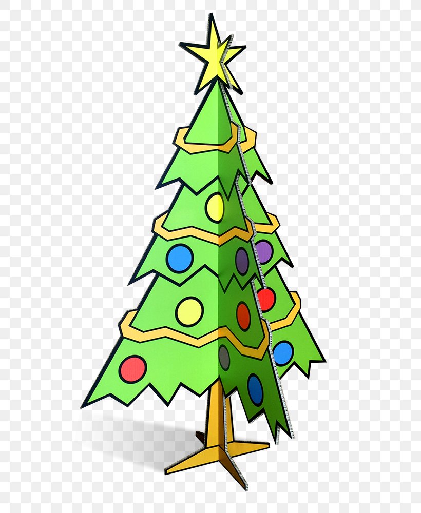 Christmas Tree Cardboard Point Of Sale Display Spruce, PNG, 717x1000px, Christmas Tree, Artwork, Cardboard, Christmas, Christmas Decoration Download Free