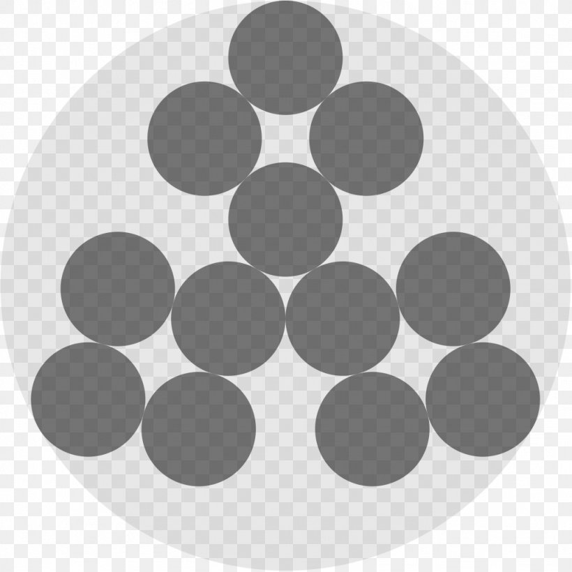 Circle Packing In A Circle Disk Packing Problems, PNG, 1024x1024px, Circle Packing In A Circle, Black And White, Circle Packing, Disk, Electrical Cable Download Free