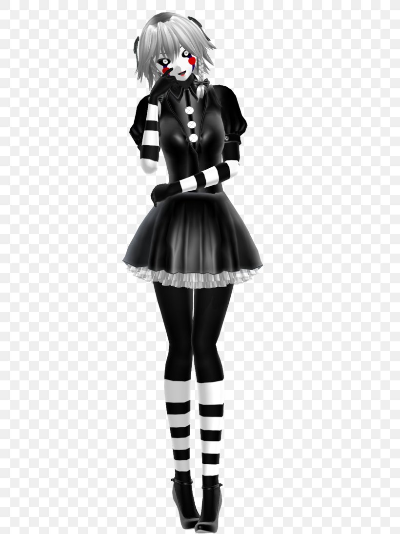 Five Nights At Freddy's 2 Five Nights At Freddy's 4 Five Nights At Freddy's 3 Five Nights At Freddy's: Sister Location, PNG, 730x1095px, Five Nights At Freddy S 2, Black And White, Cosplay, Costume, Fictional Character Download Free