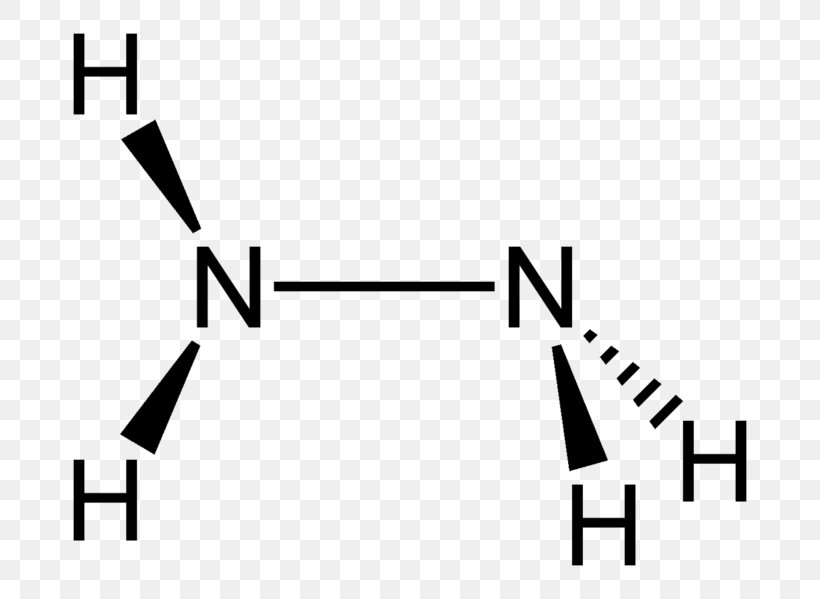 Hydrazine Sulfate Molecule Molecular Geometry, PNG, 740x599px, Hydrazine, Ammonia, Area, Atom, Black Download Free