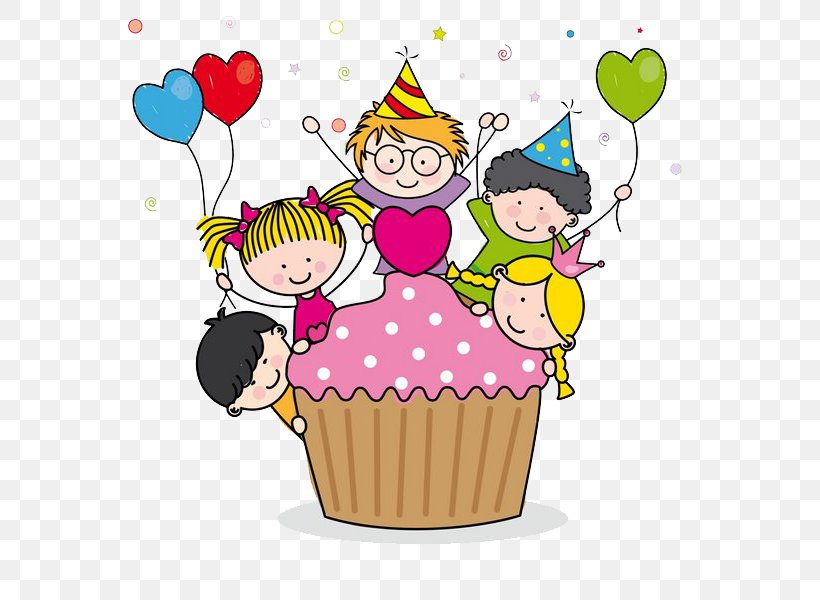 Birthday Cake Children's Party Clip Art, PNG, 600x600px, Birthday Cake, Art, Artwork, Birthday, Cartoon Download Free