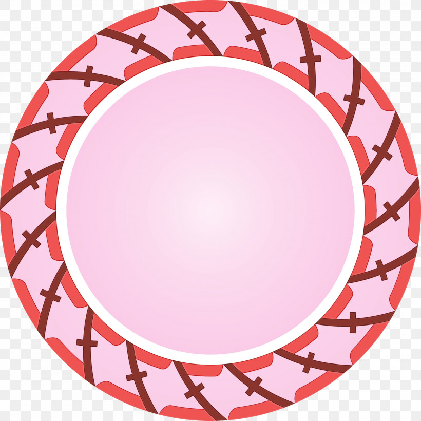 Dishware Plate Pink Tableware Dinnerware Set, PNG, 3000x3000px, Circle Frame, Circle, Dinnerware Set, Dishware, Paint Download Free