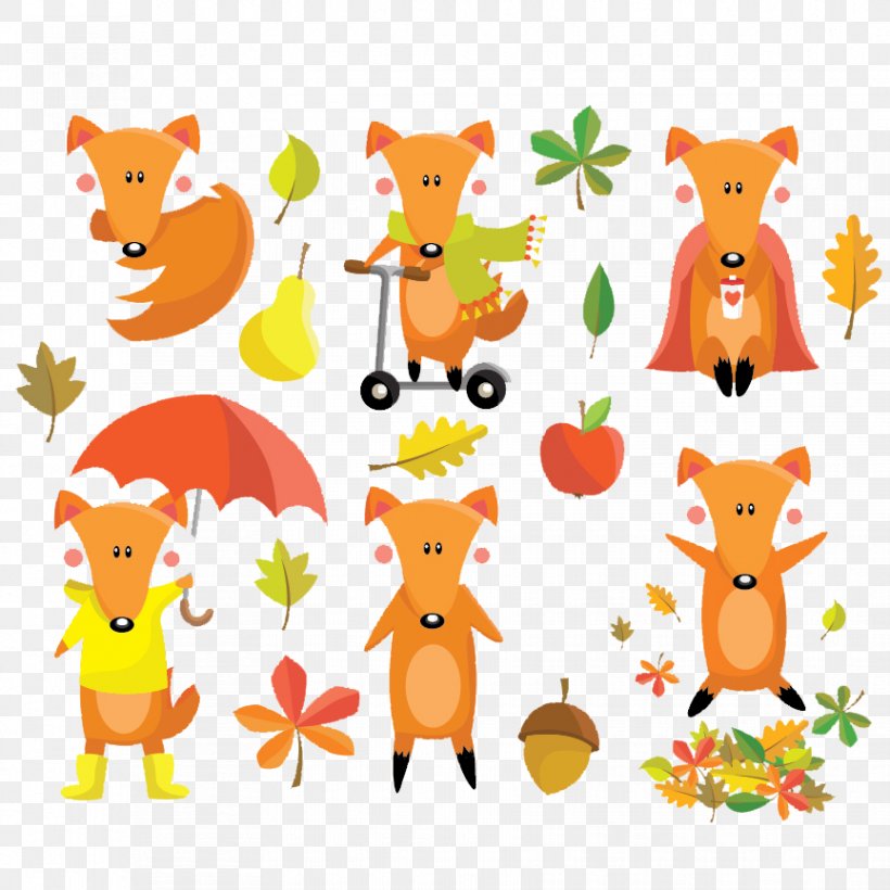 Dog Autumn Clip Art, PNG, 864x864px, Dog, Animal Figure, Art, Autumn, Canidae Download Free