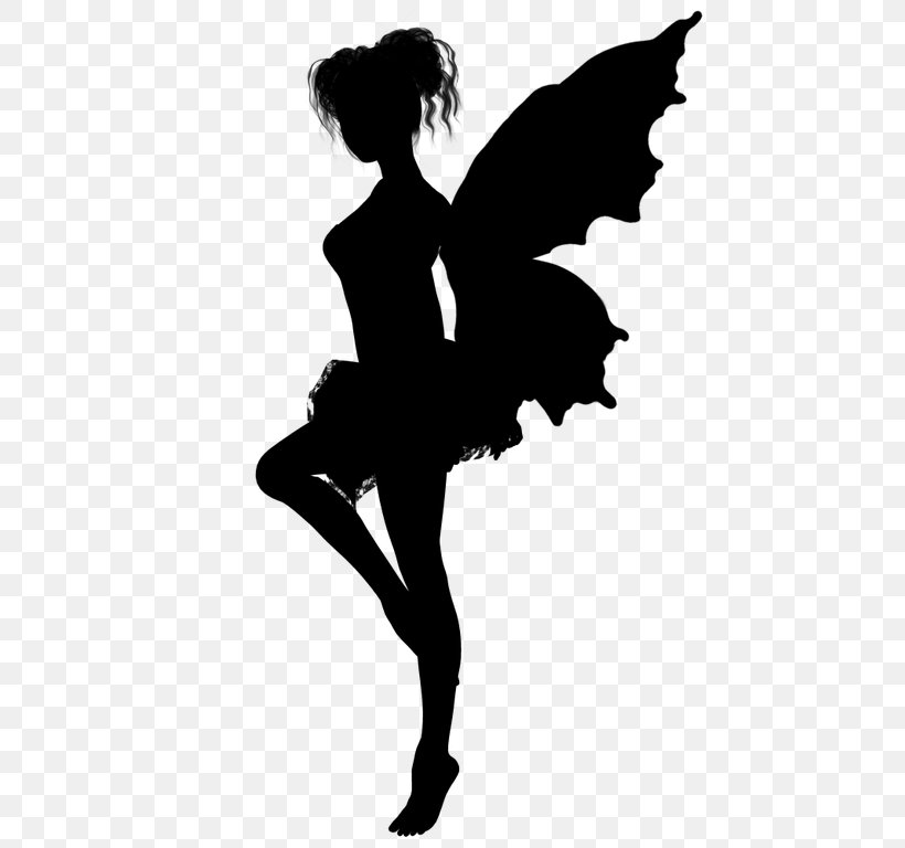 Silhouette Fairy Clip Art, PNG, 768x768px, Silhouette, Ballet Dancer, Black And White, Dancer, Dots Per Inch Download Free