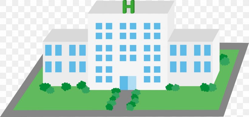 Hospital Patient Euclidean Vector Medicine, PNG, 2289x1079px, Hospital, Area, Brand, Building, Clinic Download Free