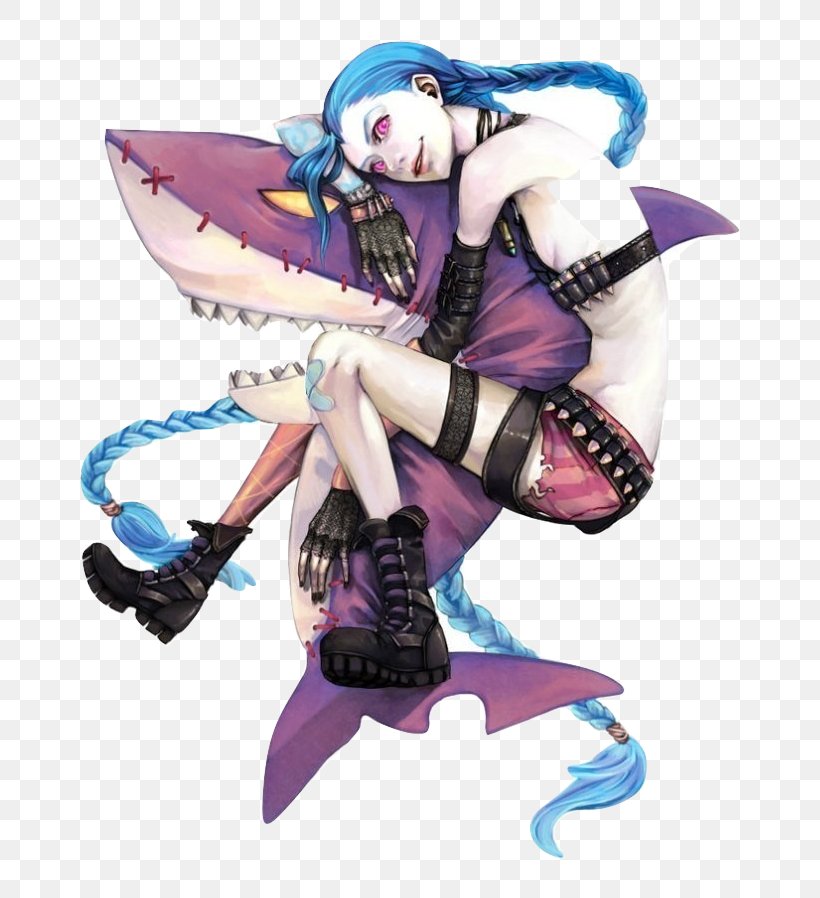 League Of Legends Jinx Video Game YouTube, PNG, 727x898px, League Of Legends, Action Figure, Art, Cosplay, Drawing Download Free