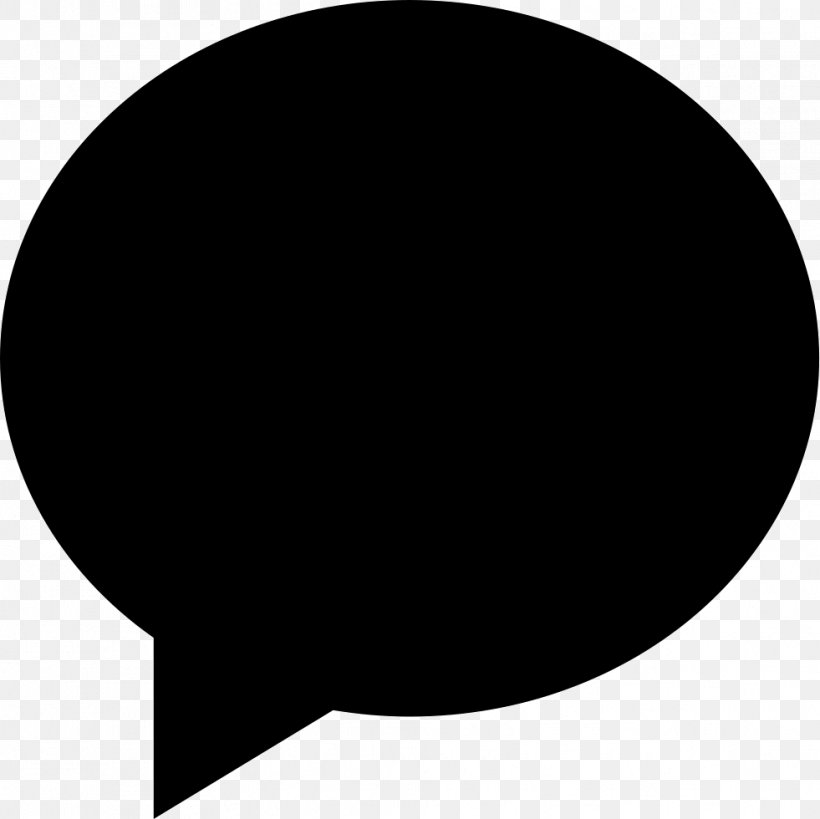 Oval Speech Balloon Bubble Online Chat, PNG, 981x980px, Oval, Ball, Black, Black And White, Bubble Download Free